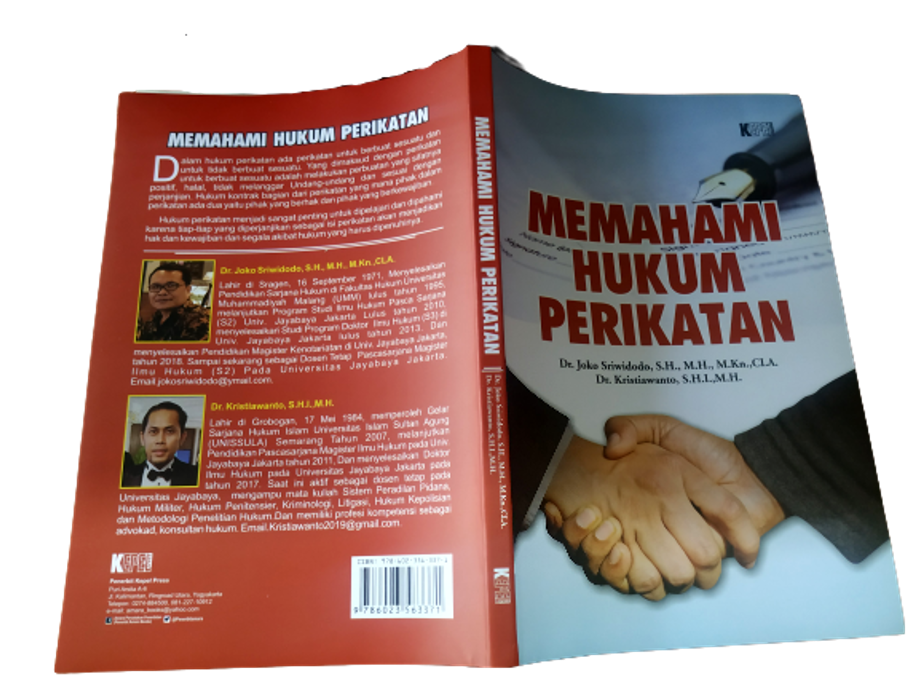 Sampul buku Memahami Hukum Perikatan