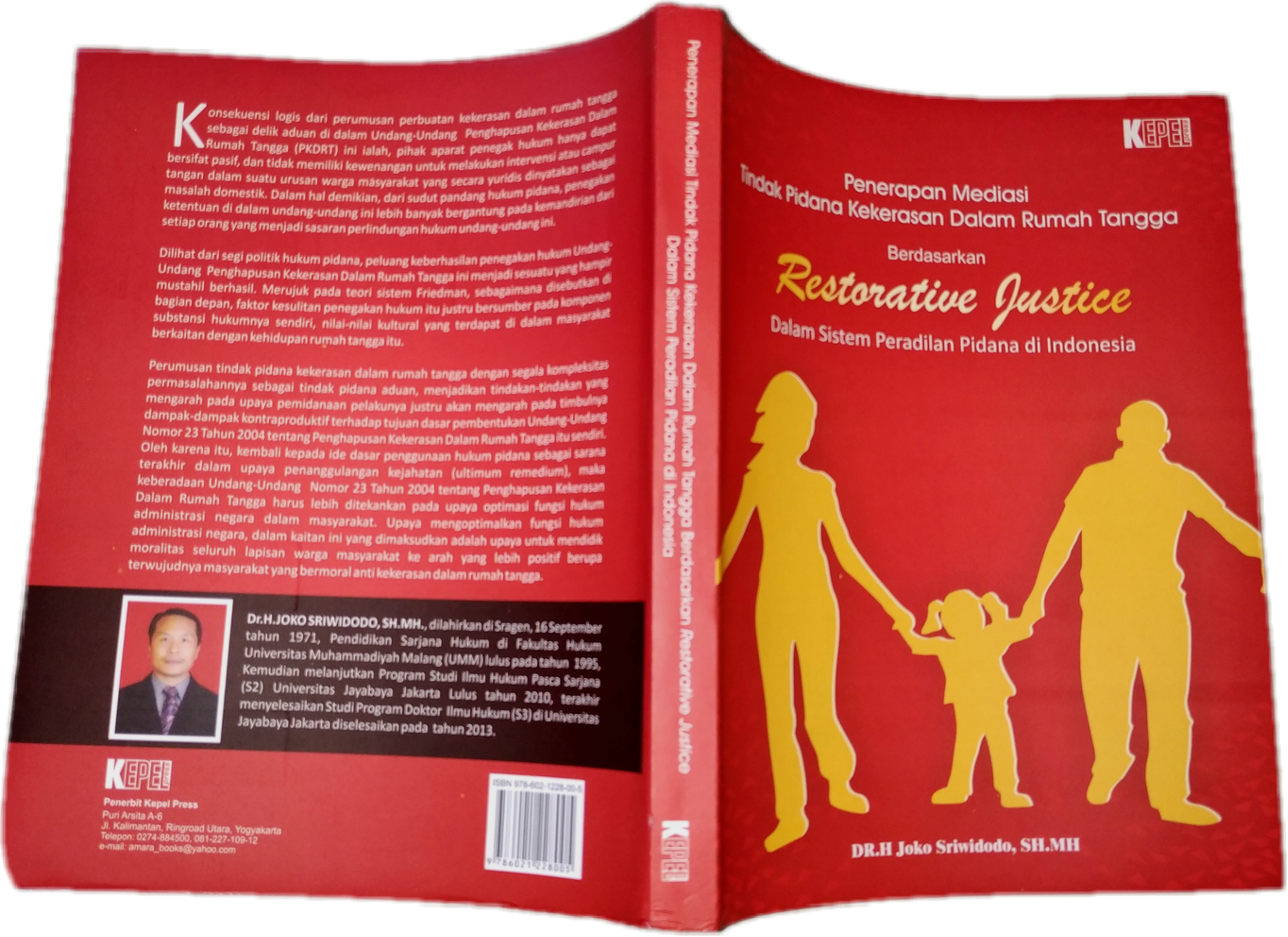 Sampul buku Penerapan Mediasi Tindak Pidana Kekerasan Dalam Rumah Tangga Berdasarkan Restorative Justice